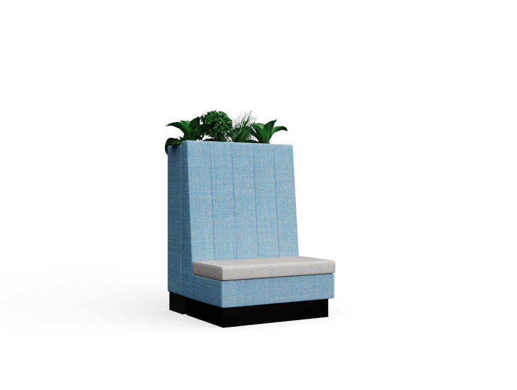 Casper High Back Fluted with Planter no Trim