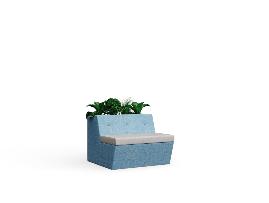 Connie Low Back Shallow Button with Planter no Trim